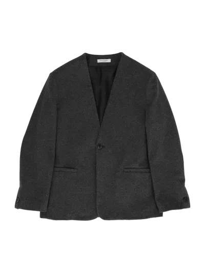 Paolo Pecora Kids' Boy Oversized Jacket In Gray