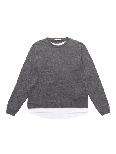 Paolo Pecora Kids' Boy Sweater In Gray