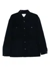 Paolo Pecora Long-sleeved Casual Jacket In Black