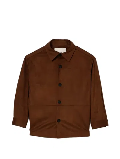 Paolo Pecora Button-down Shirt In Brown