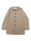 Paolo Pecora Button-fastening Trench Coat In Neutral