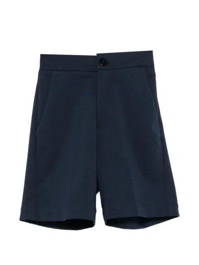 Paolo Pecora Kids' Button Trousers In Blue