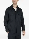 Paolo Pecora Button-up Shirt Jacket In Blue