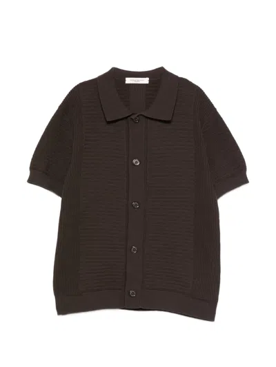 Paolo Pecora Kids' Buttoned Short-sleeve Shirt In Multi