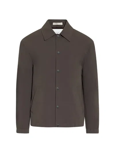 Paolo Pecora Button-up Shirt Jacket In Blue