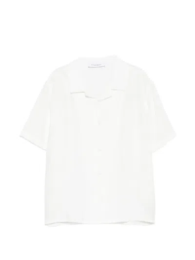 Paolo Pecora Kids' Button-up Short-sleeve Shirt In Blue
