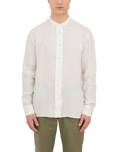 Paolo Pecora Camicia In Lino In White