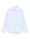 Paolo Pecora Poplin Shirt In Light Blue