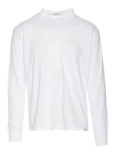 Paolo Pecora White Long Sleeves T-shirt