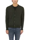 Paolo Pecora Cardigan In Lana Vergine In Grün