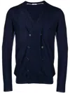 Paolo Pecora Cardigan With Buttons In Blue