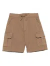 Paolo Pecora Cargo Shorts In 褐色