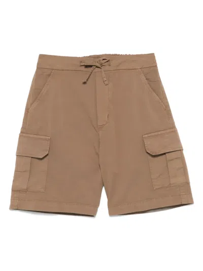 Paolo Pecora Kids' Cargo Shorts In 褐色