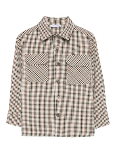 Paolo Pecora Kids' Checked Shirt In Multi
