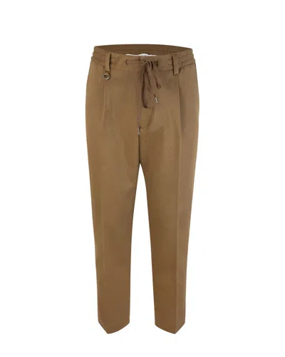 PAOLO PECORA TOBACCO VISCOSE CHINOS