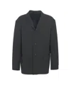 Paolo Pecora Classic Tailored Blazer With Notched Collar And Flap Pockets In Black