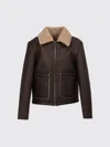 Paolo Pecora Shearling-collar Zip-front Jacket In Black