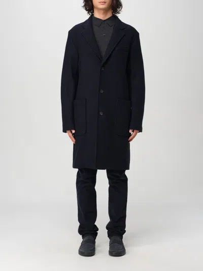 Paolo Pecora Coat  Men Color Blue In Blau