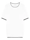 Paolo Pecora Contrast-trim T-shirt In White