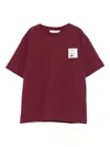 Paolo Pecora Contrasting-patch T-shirt In Red