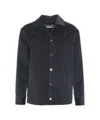 Paolo Pecora Corduroy Jacket In Blue