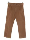 Paolo Pecora Corduroy Pants In Brown