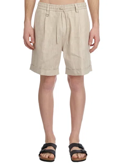 Paolo Pecora Cotton And Linen Bermuda Shorts