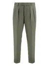 Paolo Pecora Slim Fit Chino Trousers In Green