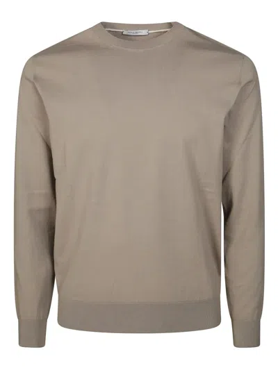 Paolo Pecora Cotton Jumper In 褐色