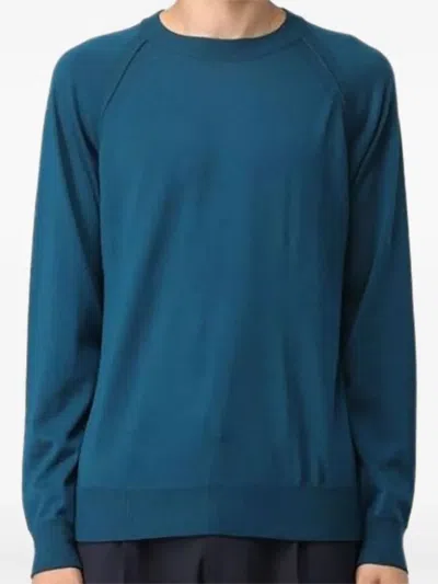 Paolo Pecora Cotton Jumper In Blau
