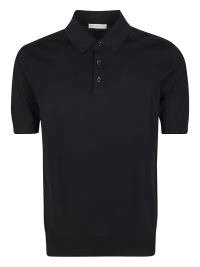 Paolo Pecora Cotton Polo Shirt In Blue