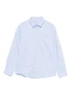 Paolo Pecora Cotton Shirt In Blue
