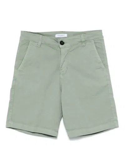 Paolo Pecora Kids' Cotton Shorts In Green