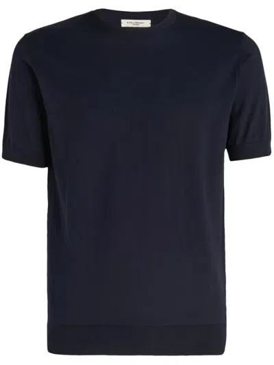 Paolo Pecora Cotton T-shirt In Black