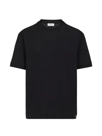 Paolo Pecora Cotton T-shirt In Black