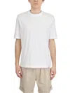 Paolo Pecora Crew Neck Sweater In Silk And Cotton