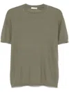 Paolo Pecora Purl-knit T-shirt In Green