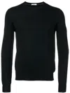 Paolo Pecora Crew Neck Sweater In Black