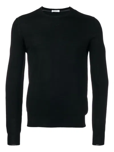 Paolo Pecora Crew Neck Sweater In Black