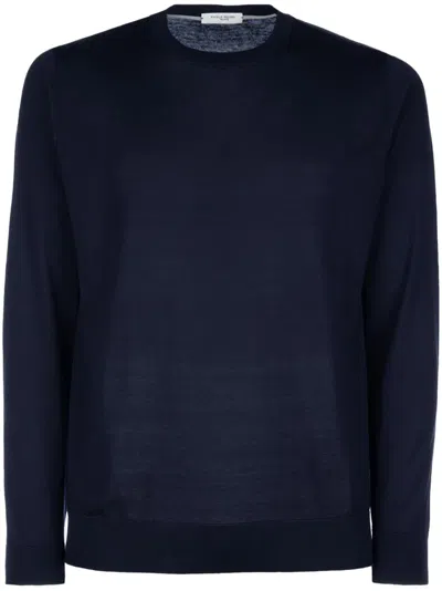 Paolo Pecora Crew-neck Sweater In Blue