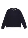 Paolo Pecora Crew-neck Sweater In Blue