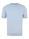 Paolo Pecora Crew Neck T-shirt In Blue