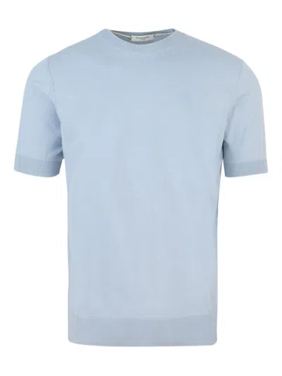 Paolo Pecora Crew Neck T-shirt In Blue