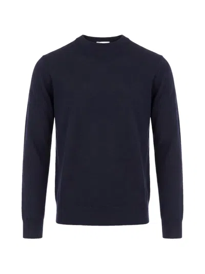 Paolo Pecora Crew-neck Knitted Sweater In Yellow