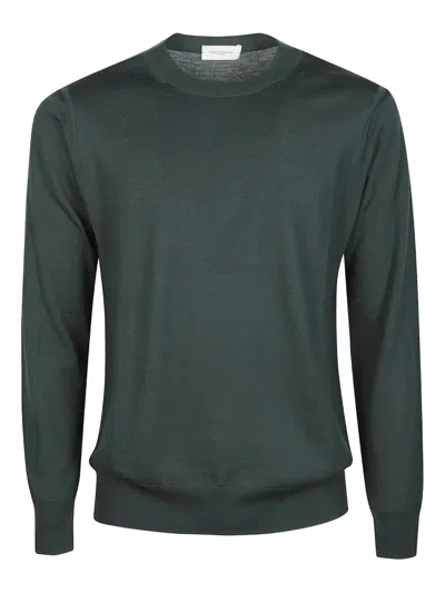Paolo Pecora Crewneck Sweater In Green