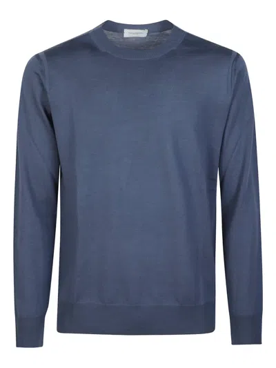 Paolo Pecora Crewneck T-shirt In Blue