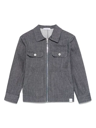 Paolo Pecora Kids' Denim Jacket In Blue