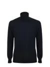 Paolo Pecora Wool Turtleneck Sweater In Blue
