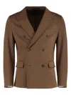 Paolo Pecora Double-breasted Blazer In Multi