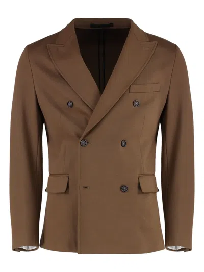 Paolo Pecora Double-breasted Blazer In Multi